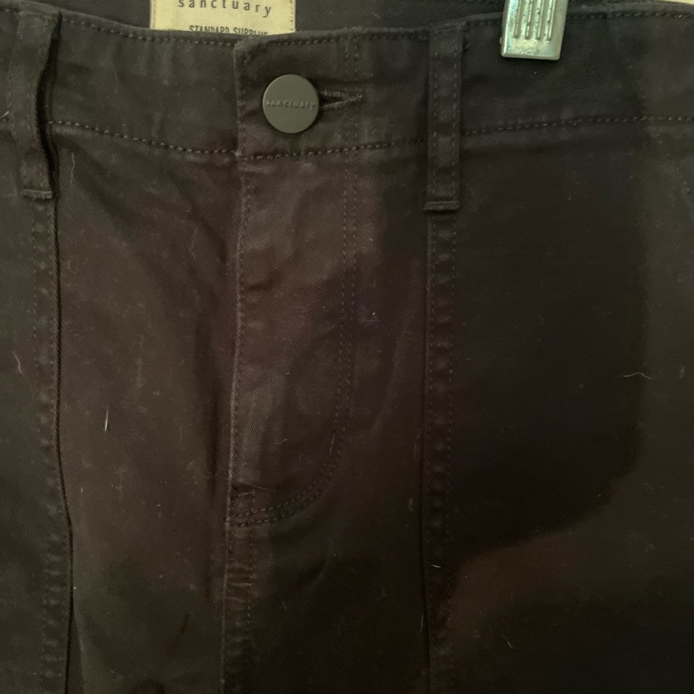 Sanctuary “standard surplus” cargo pants black size 6